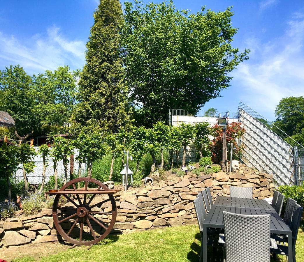 Frankes Lodge Apartment Mit Garten Und Pool, 6 Einzelbetten, Parkplatz 埃森 外观 照片